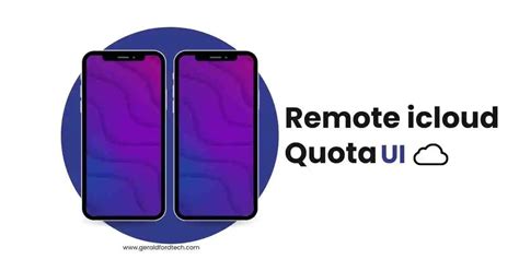 Remote icloud quota ui. . Remote icloud quota ui